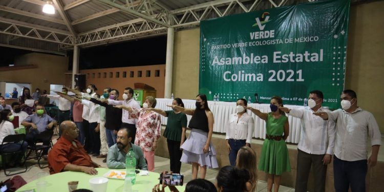 Asume Virgilio Mendoza Secretaria General del Partido Verde en Colima