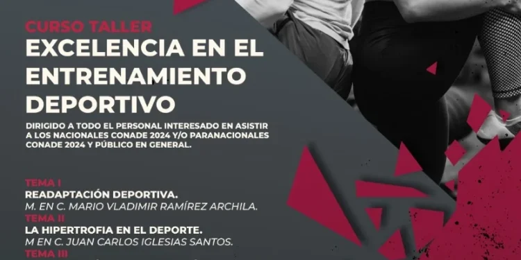 Incode realizará curso-taller Excelencia en el Entrenamiento Deportivo