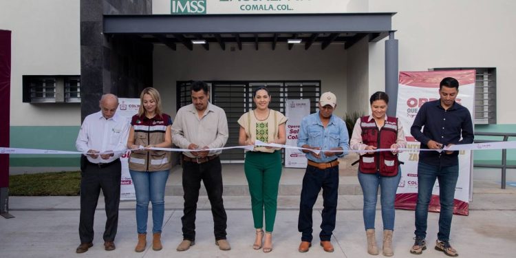 Indira entrega el nuevo Centro de Salud de Zacualpan, en Comala; se invirtieron más de 8 mdp