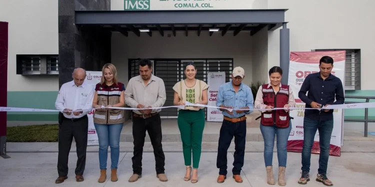 Indira entrega el nuevo Centro de Salud de Zacualpan, en Comala; se invirtieron más de 8 mdp