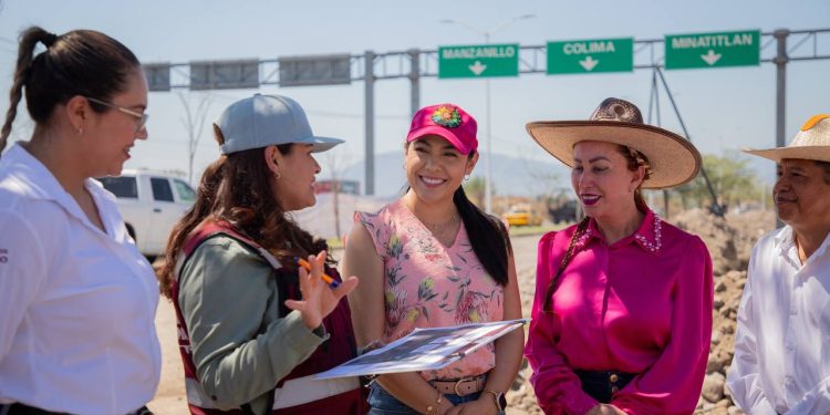 Indira supervisa avance de 55% de construcción de colector pluvial en la Glorieta de los Perritos; se invierten casi 36 mdp