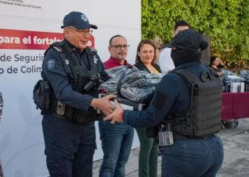 Instituciones de Seguridad en Colima y Fiscalía del Estado reciben equipamiento y bienes, por más de 90 mdp
