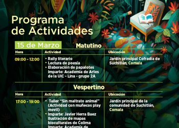 Continúa la ‘Feria Universitaria del Libro 2024’, este viernes en Cofradía y Suchitlán