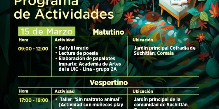Continúa la ‘Feria Universitaria del Libro 2024’, este viernes en Cofradía y Suchitlán