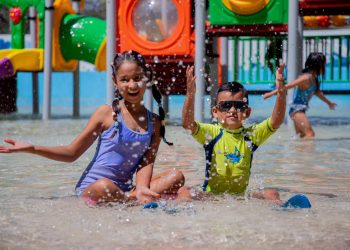 Así disfrutan las familias colimenses las Albercas del Parque Regional Metropolitano “Gobierno de Colima”