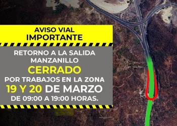 Cerrarán retorno ‘Mirador’ en Manzanillo este martes y miércoles, por trabajos en la zona