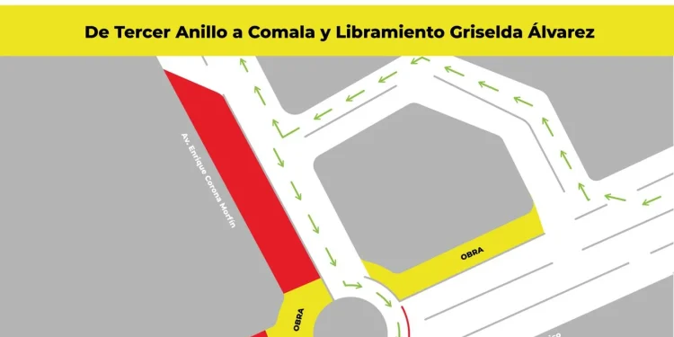 Por seguridad, modificarán tránsito en la Glorieta de los Perritos; estará cerrada cuatro semanas