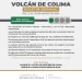 Volcán de Colima sigue en semáforo verde; exhortan a respetar zona de exclusión de 8 km
