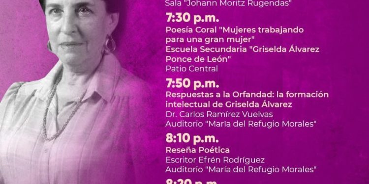 En Colima, se celebrará el 111 aniversario del natalicio de Griselda Álvarez