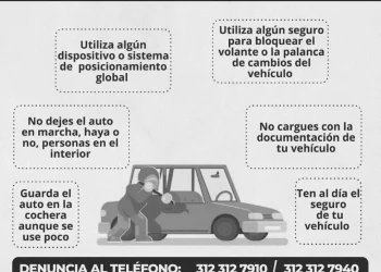 Evita robos “Fiscalia General del Estado de Colima”