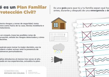Contar con un Plan Familiar de Protección Civil es de vital importancia “Gobierno de Colima”