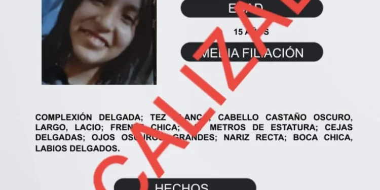 ¡LOCALIZADA! El Protocolo Alerta Alba agradece el apoyo “Fiscalia General del Estado de Colima”