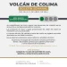 Volcán de Colima continúa en reposo