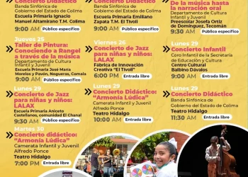 Esta semana inicia ‘Música en la Niñez’, para celebrar el Día del Niño y la Niña