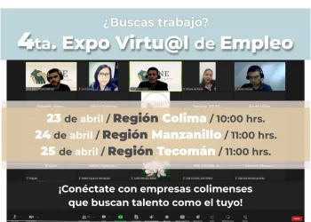 Invitan a participar en la 4ª Expo Virtual de Empleo Colima 2024