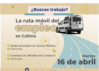 Invitan a la Ruta Móvil del Empleo este martes en la zona oriente de Colima