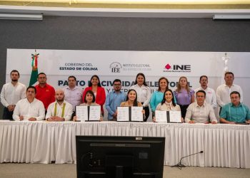 Gobierno de Colima convoca a Pacto de Civilidad Electoral, Respeto y Responsabilidad entre partidos políticos