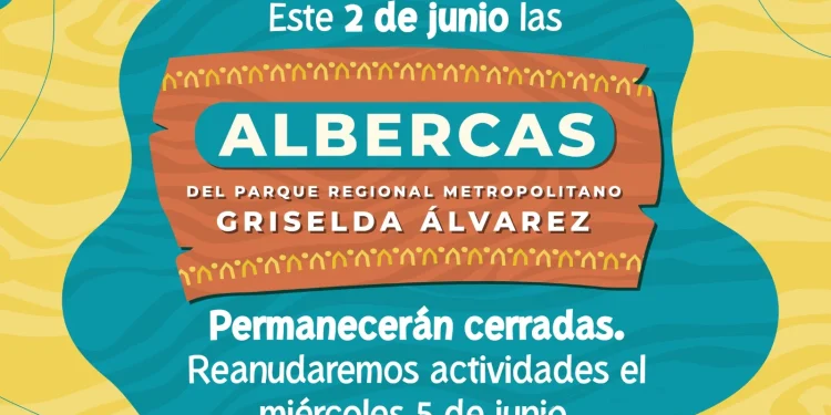 Albercas del Parque Regional de Colima no abrirán el próximo domingo