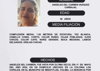 El Protocolo Estatal Alerta Alba, solicita su apoyo “Fiscalia General del Estado de Colima”