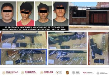 4 integrantes de célula criminal son detenidos en operativo conjunto “Fiscalia General del Estado de Colima”