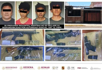 4 integrantes de célula criminal son detenidos en operativo conjunto “Fiscalia General del Estado de Colima”