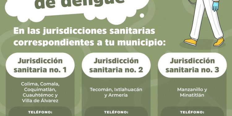 Reporta casos de dengue “Gobierno de Colima”