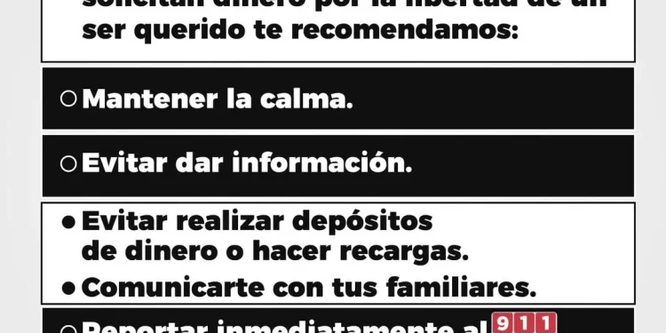Evita ser victima de secuestro virtual “Fiscalia General del Estado de Colima”