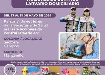 Acciones de control lavario domiciliario “Gobierno de Colima”