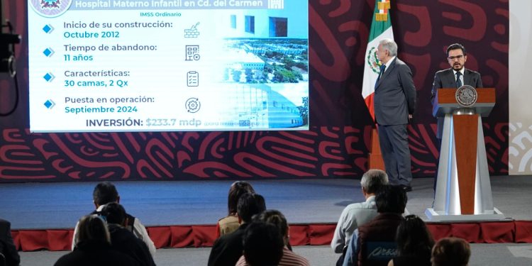 Suma gobierno federal más de 90 hospitales rescatados en todo el país que estaban inconclusos