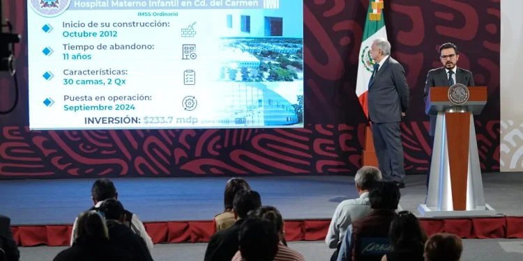 Suma gobierno federal más de 90 hospitales rescatados en todo el país que estaban inconclusos