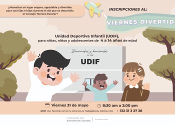 DIF Colima invita al ‘Viernes Divertido’ que se realiza esta semana en la UDIF
