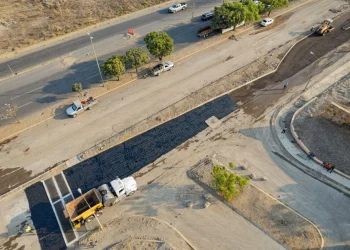 Terminaron trabajos extraordinarios en la ‘Glorieta de los Perritos’; inició ya la colocación de pavimento