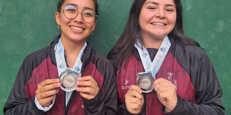 Paola Gallardo y Grecia Gutiérrez dan a Colima presea de plata en Nacionales Conade