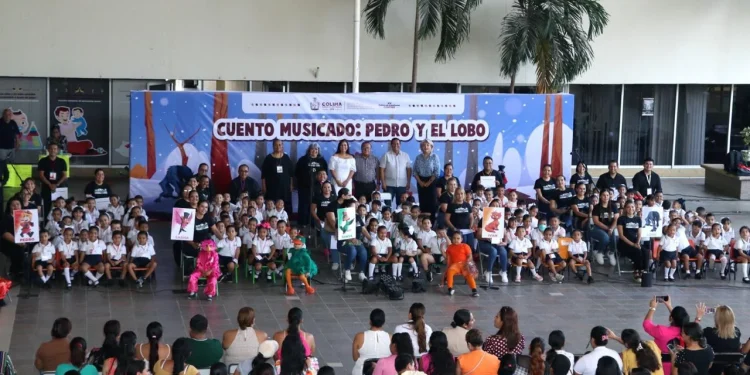 Más de 160 estudiantes de preescolar protagonizan cuento ‘Pedro y el lobo’