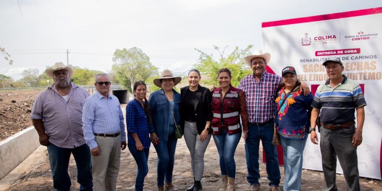 Gobierno de Colima invierte casi 3.3 mdp en rehabilitar caminos saca cosechas en Cuauhtémoc