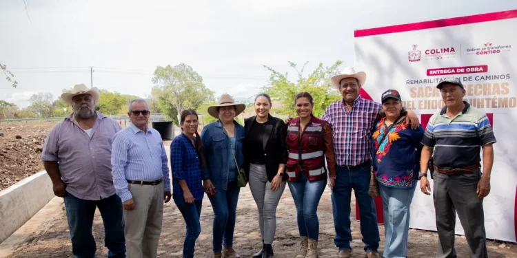 Gobierno de Colima invierte casi 3.3 mdp en rehabilitar caminos saca cosechas en Cuauhtémoc