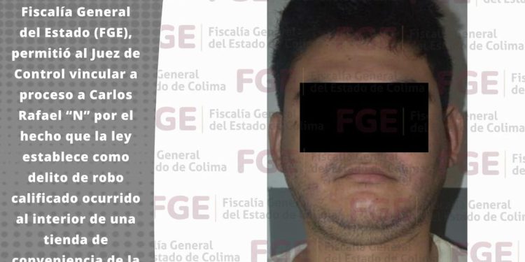 En Villa de Álvarez por robar a Kiosko, hombre fue vinculado a proceso “Fiscalia General del Estado de Colima”