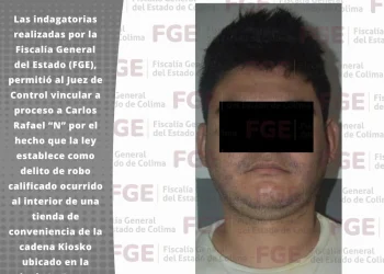 En Villa de Álvarez por robar a Kiosko, hombre fue vinculado a proceso “Fiscalia General del Estado de Colima”
