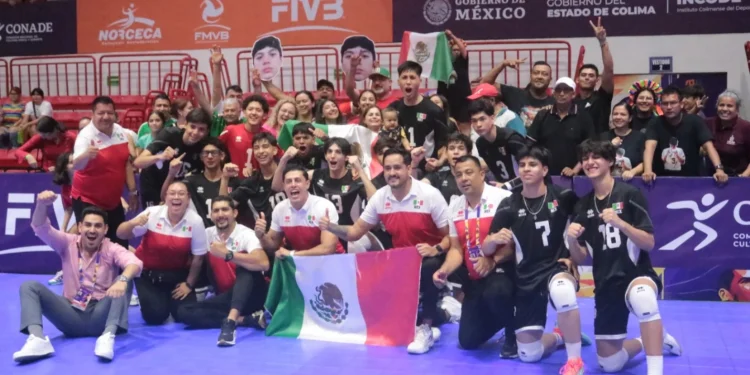 México abrió con triunfo la Copa Panamericana Norceca de Voleibol Sub-17, en Colima