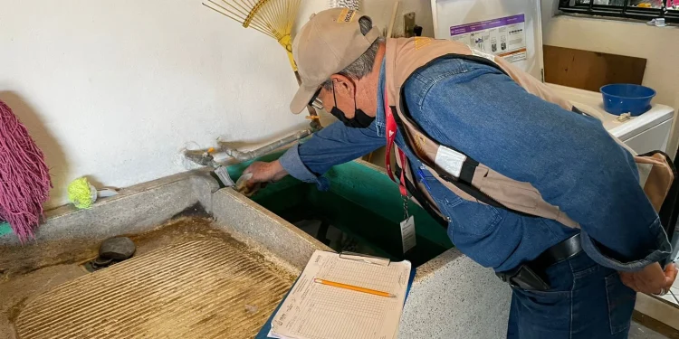 Continuo control larvario emergente en El Trapiche Cuauhtémoc, para reforzar acciones prioritarias