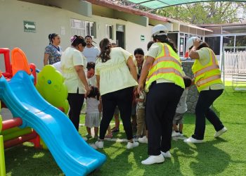 Realiza IMSS Colima simulacro en guarderías para reforzar medidas de protección civil
