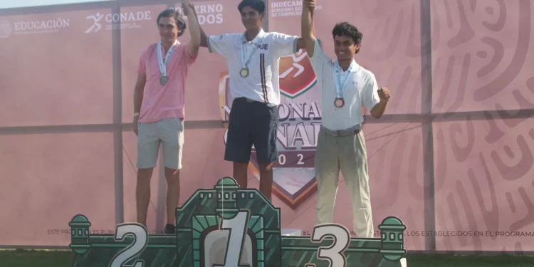 Colimense Mario Pérez obtiene medalla de bronce en el golf de Nacionales Conade 2024