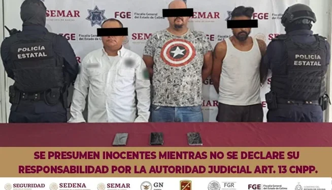 Mesa de Coordinación informa detención de 3 personas por presunto “huachicol”; hay un policía municipal de Colima entre los detenidos