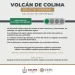 Volcán de Colima registró 9 sismos y 2 derrumbes esta semana; está en semáforo verde