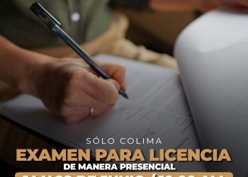 Subsemov invita a realizar examen presencial para tramitar licencia de manejo