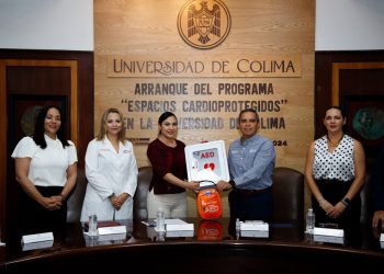 Gobierno de Colima y UdeC inician el Programa ‘Espacios Cardioprotegidos’ en esta Casa de Estudios