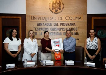 Gobierno de Colima y UdeC inician el Programa ‘Espacios Cardioprotegidos’ en esta Casa de Estudios
