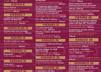 Inició la Muestra PECDA Colima con música, teatro, danza y literatura en los municipios