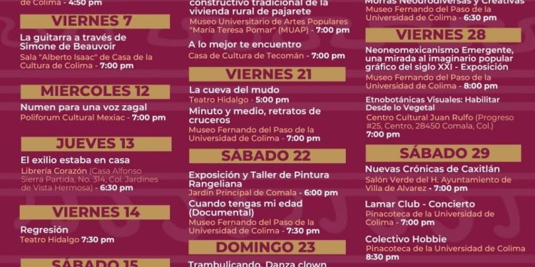 Inició la Muestra PECDA Colima con música, teatro, danza y literatura en los municipios