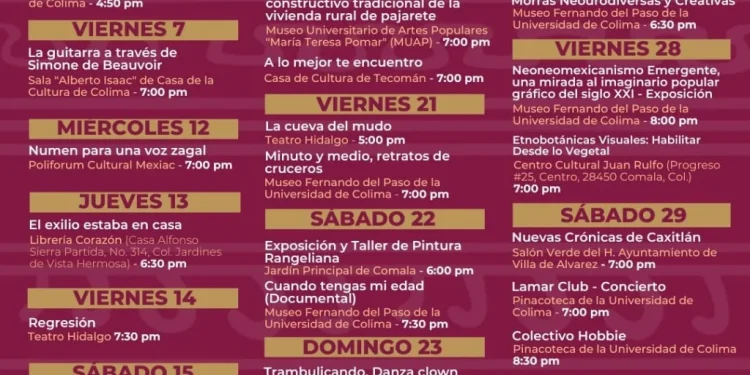 Inició la Muestra PECDA Colima con música, teatro, danza y literatura en los municipios
